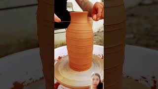 Clay pottery 🙀🙀🙀 clay pottery potterystudio potteryartist satisfying viralshort short [upl. by Keever]