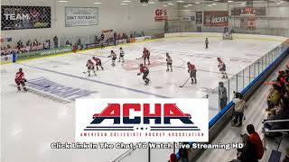 University of WisconsinEau Claire vs University of Saint Thomas MD2  ACHA Mens Hockey 2024 [upl. by Elatnahc938]