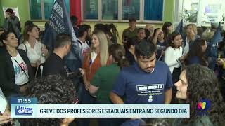 Greve dos Professores em SC Impasse Persiste no Segundo Dia [upl. by Ecnaralc106]