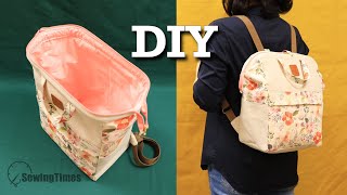 Ultimate Diaper Backpack DIY  Spacious amp Organized 🚩 Step by Step Sewing Tutorial [upl. by Falda]