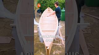 Building a Plywood Canoe in 8 Days  Day 7 [upl. by Anolahs]