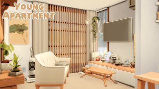 Young Persons Apartment📱🐕  Pinecrest Apartment 402  The Sims 4  No CC  Stop Motion Build [upl. by Neiht]