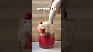 This strawberry candle is so cute🍓😍 viralshort shorts viralvideo [upl. by Tansy]