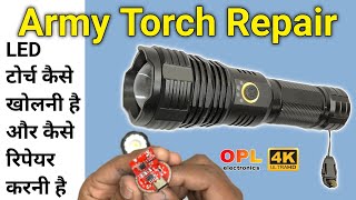 How to repair LED FLASH TORCH  How to Repair SMART LED Torch [upl. by Irehj]