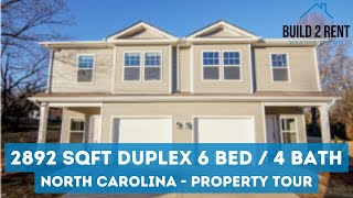 Build 2 Rent North Carolina Duplex  6BD 4BTH 2892 SQFT  Build2Rentcom [upl. by Lauder66]