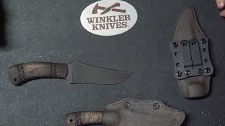 Winkler Knives Blue Ridge Hunter Tribal VS Belt Knife Maple Tribal [upl. by Lotti]