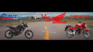 AKT CR4 VS Honda CB125F Comparativa  Características [upl. by Ayotl]