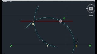 Parallela ad una retta passante per un punto P  Tecnologie e tecniche di rappresentazione grafica [upl. by Grete276]