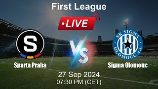 🔴 LIVE Sparta Praha vs Sigma Olomouc  Football Live Score  Czech First League [upl. by Cos]