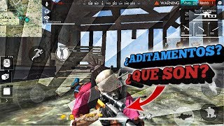 ¿QUE SON Y PARA QUE SIRVEN LOS ADITAMENTOS EN FREE FIRE [upl. by Sutit]