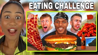 SIDEMEN WORLDS HARDEST FOOD CHALLENGE  Reaction [upl. by Gnouhp]