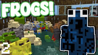 TOO MANY FROGS  Skyblock Frog Edition Ep 2 [upl. by Diarmit]