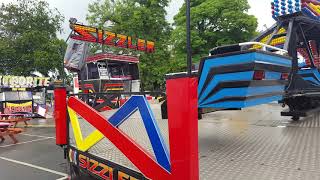 Quick walk around at FUNLANDS funfair at Holsworthy Devon 10 July 2021 [upl. by Bosson106]