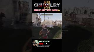 SCARY WAY TO END A FIGHT  CHIVALRY 2  chivalry2 chivalrymedievalwarfare chivalry2gameplay [upl. by Sokil]