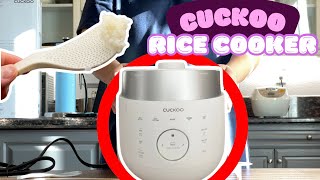 Cuckoo Rice CRPLHTR1009FW Cooker Unboxing Set up and How to [upl. by Enyrhtak972]