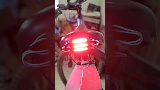 Diy Cycle Break light  12v LED light  Power Booster MT3608 [upl. by Moreville]