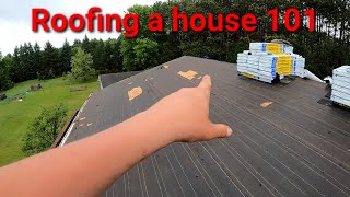 HOW TO ROOF A HOUSE DIY [upl. by Aleak]