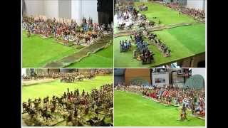 Battle of Magnesia 190BC  Wargame in 54mm using quotAbout Caesarquot [upl. by Eelessej]