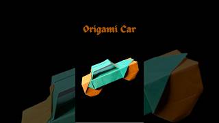 🚗 Easy Origami car How To Make A Paper Car origami shorts origamicar [upl. by Laurella]