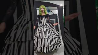 My Beetlejuice Ball gown is finished grwm beetlejuicecosplay beetlejuice sewing [upl. by Wamsley672]