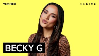 Becky G quotCRIES IN SPANISHquot Letra Oficial Y Significado  Genius Verified [upl. by Alih]