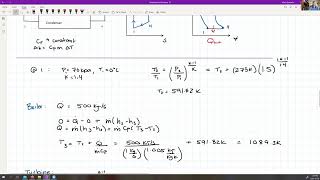 Brayton cycle Problem 63 [upl. by Terrilyn39]