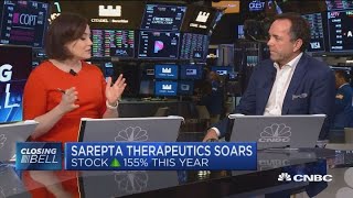 Sarepta Therapeutics CEO on soaring stock and drug development [upl. by Luamaj43]