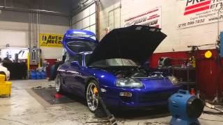 Joshs RSP ProEFI 6870 Supra Dyno  1053whp 857wtq  34psi [upl. by Cleasta]