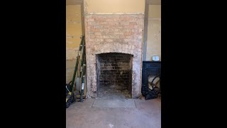 Vane Cottage  Opening up Original Fireplace  Video 5 [upl. by Wandis]