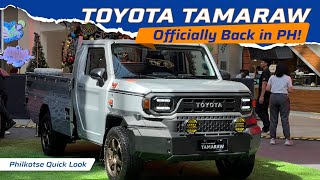 2025 Toyota Tamaraw  Return of the Comeback  Philkotse Quick Look [upl. by Jump]