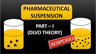 SUSPENSION Part  1  TYPES OF SUSPENSION  DLVO THEORY  NIPER  GPAT  Colloids [upl. by Maidy]