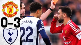 Manchester United vs Tottenham 03  All Goals and Highlights 29092024 [upl. by Philbrook]