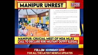 Manipur MLAs Set Virtual Deadline for Centre to Implement 8 Point Resolution [upl. by Borszcz812]