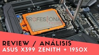 Asus X399 Zenith Extreme amp AMD Threadripper 1950X Review en Español [upl. by Pasco835]