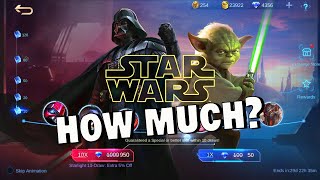 How to get cyclops and argus star wars skin in mobile legends [upl. by Plume]