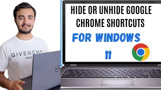 How To Hide or Unhide google chrome shortcuts Windows 11  Chrome shortcuts ko kesy hide kryn [upl. by Gisser]