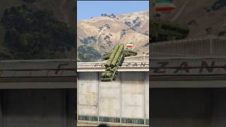 Iranian S500 missile makes dangerous jump and attacks Israel military base GTAv shorts gta5 [upl. by Kcirb]