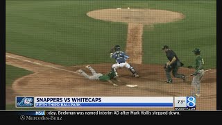 Snappers beat Whitecaps in 12 to sweep series [upl. by Dylan]