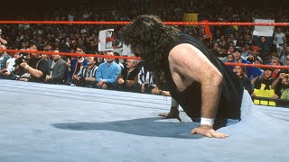 Cactus Jack comes through the ring to even the odds vs DX Raw Feb 9 1998 [upl. by Claud]