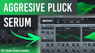 SERUM Tutorial  Pluck Sound Melodic Techno  Agents of Time Innellea Afterlife  Tutorial [upl. by Hannie]