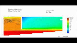 Clarifier Stress Testing CFD Modelavi [upl. by Burkitt]