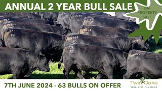 Twin Oaks  2024 Bull Presale [upl. by Pallaton]