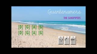 The Sandpipers  GuantanameraUkulele PlayAlong wEasy Chords [upl. by Nevsa]