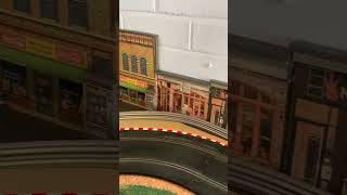 An update on my Scalextric slot car New York street race layout scalextric slotcars [upl. by Nairad]