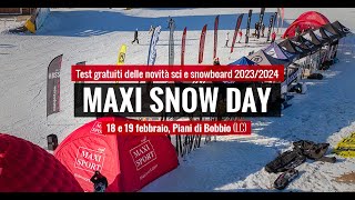 Maxi Snow Day Piani di Bobbio 2023 [upl. by Ahsenyt]