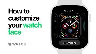 Apple Watch Series 4 — How to customize your watch face — Apple [upl. by O'Donoghue]