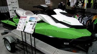 2013 SeaDoo GTI SE130 Jet Ski  Walkaround  2013 Montreal Boat Show [upl. by Enala]