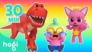 🦖 BEST SONGS of the MONTH｜Dinosaurs for Kids｜Jingle Play｜Happy Dinosaur Day｜Hogi Colors [upl. by Neurath]