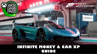 Forza Motorsport  How to Earn Infinite XP amp Money Fast  Infinite Money amp XP Boosting Method [upl. by Eelibuj]