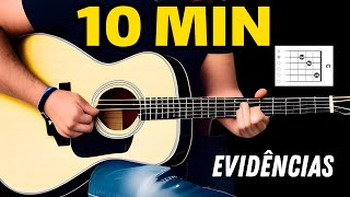 Pratique 10 Minutos Por Dia  Como Tocar Evidências No Violão Solo  Cifra e Melodia Simplificada [upl. by Silvie]